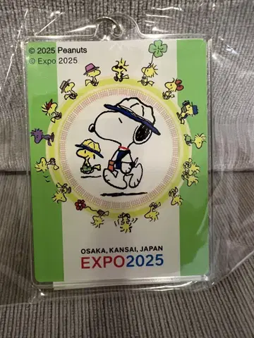 스누피 오사카 간사이 만박 한정판 콜라보 키링