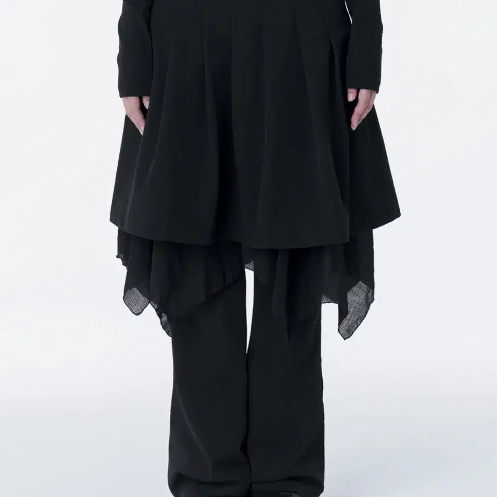 MISEKI SEOUL Draped Chiton midi skirt pants set #미세키서울