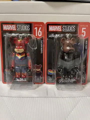 MARVEL 캡틴 마블 & 닉 퓨리 피규어 세트
