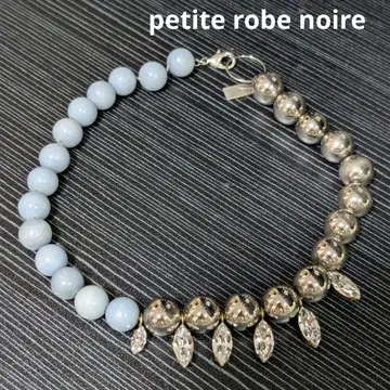 petite robe noire 코튼 펄 & 크리스탈 비즈 목걸이