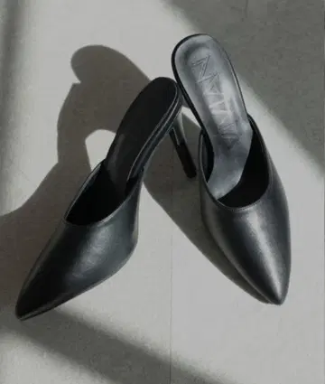 [시착만 한 상품] VIVIAN 컬렉션 핑힐 뮬 L 24cm 블랙