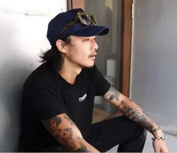 TATOO STUDIO YAMADA 풍 카리 헤드웨어 캡