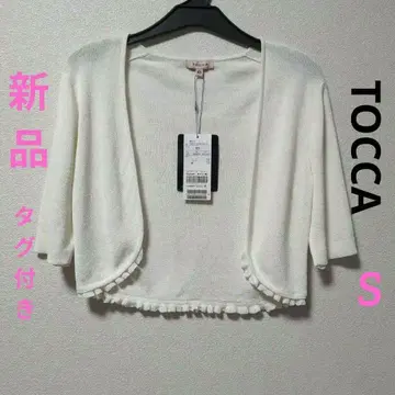 새상품 TOCCA [세탁 가능!] MARCHE 볼레로 화이트 계열 XS