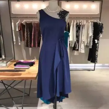 새상품급 프레이 아이디 포멀 원숄더 레이스 드레스 원피스