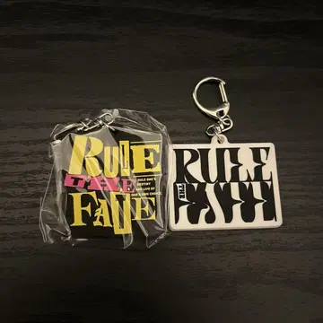 25SS 오사카 한정판 RULE THE FATE 가챠가챠 러버 키링