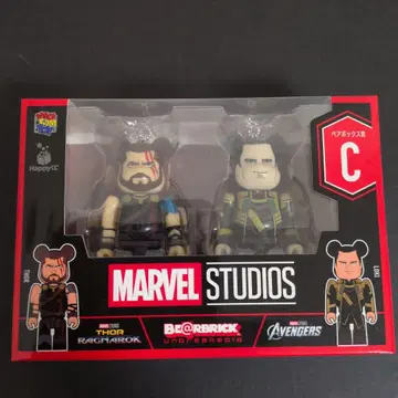 해피 복권 베어브릭 marvel C상 페어 박스상