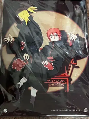 NARUTO 사소리 데이다라 아크릴 플레이트 멈춤 발 없음