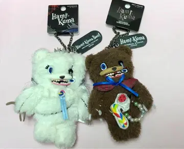 당일 발송 USJ 새상품 하미쿠마 하미쿠마 서울 봉제 인형 키체인 세트