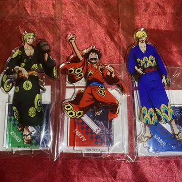 원피스 onepiece 무기와라 스토어 아크릴 스탠드 조로 상디 루피