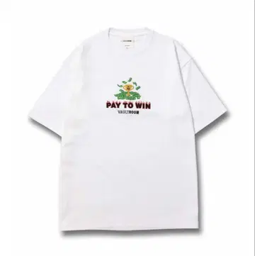 vaultroom PAY TO WIN TEE WHITE
