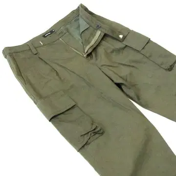 르쉘블루 린넨 블렌드 카고 팬츠 36 사이즈 허리 약 72cm