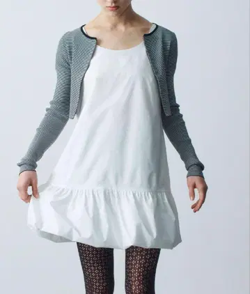 [ CODE A ] balloon mini dress