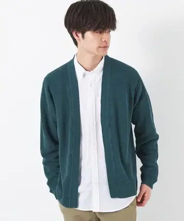 green label relaxing 린넨 아제 가디건
