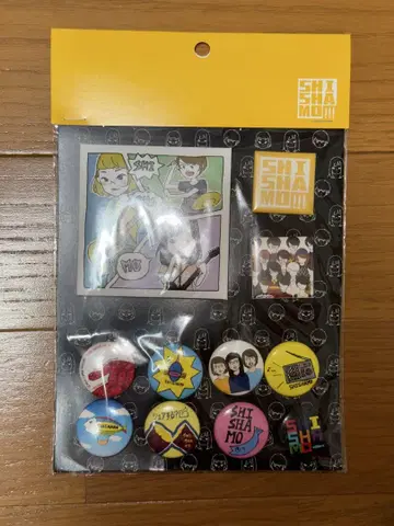 새상품 SHISHAMO 핀 배지 세트 11개입 캔뱃지 시샤모