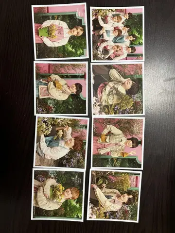패밀리 클럽 스토어 후쿠오카점 한정판 정사각형 사진 나니와단시 8장 세트