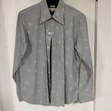 드라이 본즈 스컬 해골 무늬 드레스 셔츠 클리닝 완료