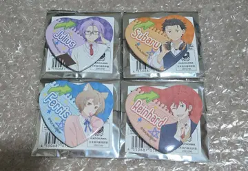 리제로 트레이딩 하트 캔뱃지 스바루 율리우스 라인하르트 페리스