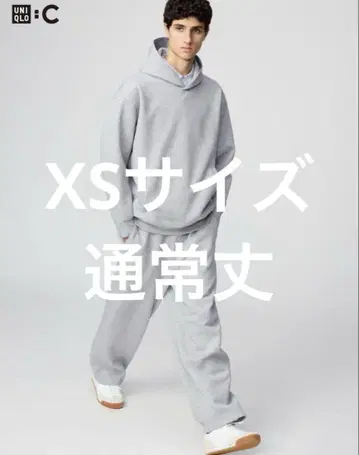 [ 새상품급 ] UNIQLO C 맨투맨 와이드 팬츠 XS:보통 기장