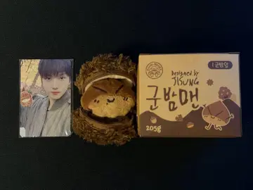 NCTDREAM 지성 구운 밤빵 봉제 인형 키링 익명 배송