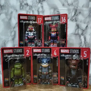 MARVEL 해피 복권 피규어 세트 2, 4, 5, 16, 17