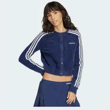 adidas 플러피 니트 가디건 M 사이즈