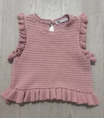 ZARA 슬리브리스 니트