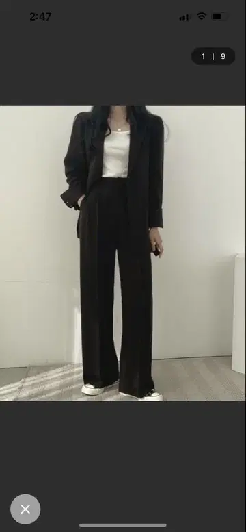 자켓 아우터 셋업