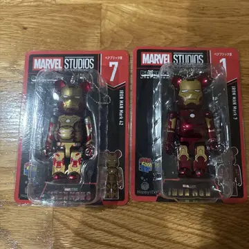 MARVEL 아이언맨 마크42 마크3 베어브릭 7번 1번