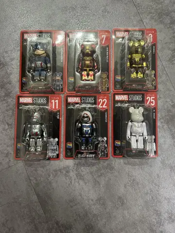 BE@RBRICK 베어브릭 MARVEL STUDIOS 5체 세트
