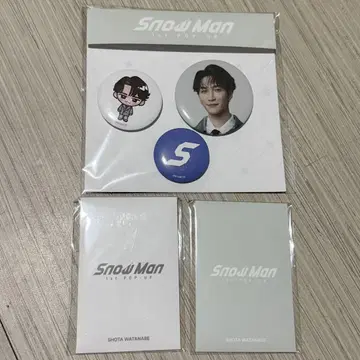 snowman 1st popup 한국 한정판 3세트 와타나베 쇼타