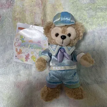 컬러풀 해피니스 더피 인형 배지 디즈니