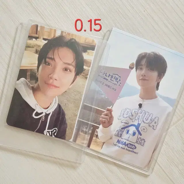 세븐틴 나나민박 조슈아 포카 0.15