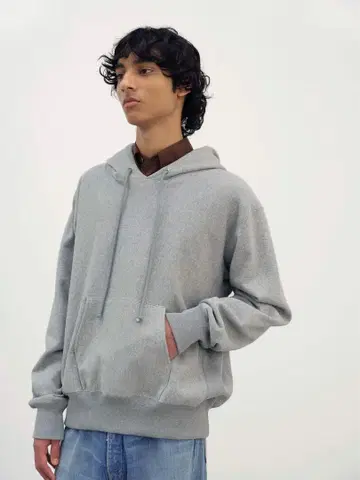 25SS Auralee SMOOTH SOFT BD SWEAT PARKA