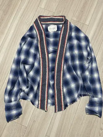 GREG LAUREN 그렉 로렌 플란넬 셔츠 가디건 1 새상품급