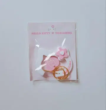 산리오 키티 핑크 카오하나 이세탄 TODIARIES 카라비너 완판템