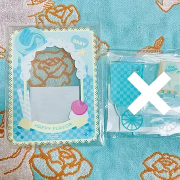 후쿠야 캐릭터 복권 아이스크림 파라 경질 카드 케이스 민트