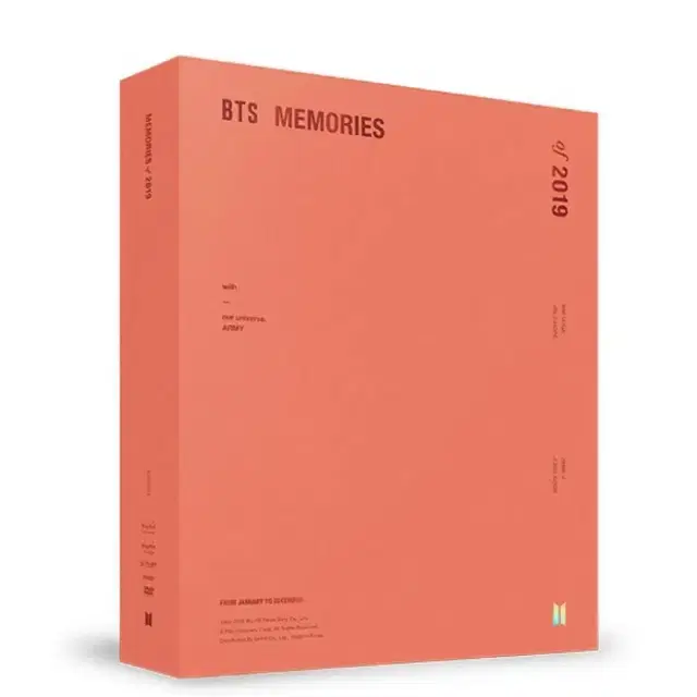 방탄소년단 2019 메모리즈 DVD 특전 포함