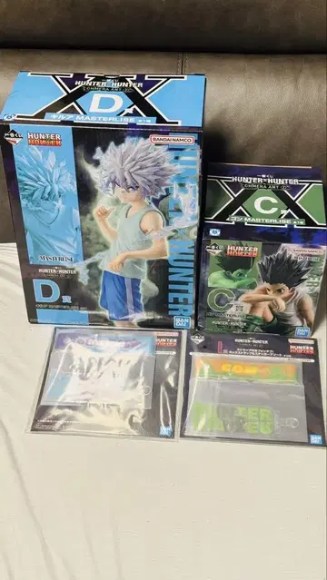 HUNTER x HUNTER 제일복권 피규어 D상 C상 키루아 곤 덤