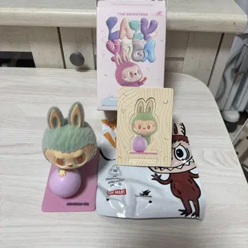 POP MART 러브브 Lazy Yoga 시리즈 Lay Down