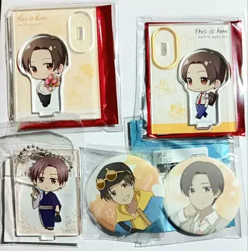 선배는 남자아이 타이가 류지 TSUTAYA P 복권 캔뱃지 아크릴 스탠드