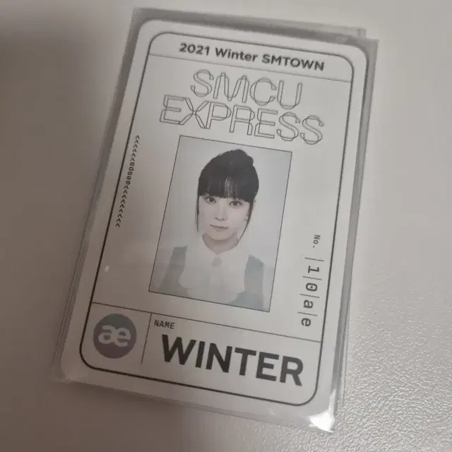 에스파 smcu 겨울앨범 앨범 포카 앨포 윈터