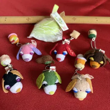 오차이누 미니 봉제 인형 6개 세트 비누 덤 포함