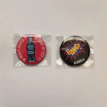 BLANKEY JET CITY 캔뱃지 2개 세트 3