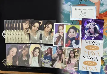 NiziU 마야 트레이딩 카드 스티커 캔뱃지