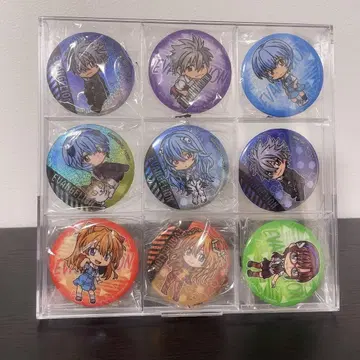 에반게리온 캔뱃지 9개 세트 에바 카오루 레이 아스카 마리