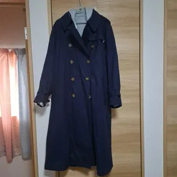 아즈노즈오라카 후드 코트 네이비 19호