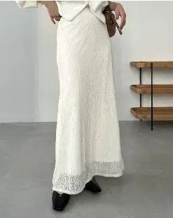 [ 새상품 ] CAPICIEUXLE'MAGE 레이스 맥시 스커트