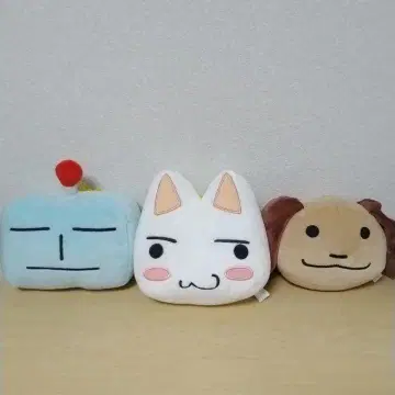 도코데모 잇쇼 미니 쿠션 3종 세트 레트로 레어