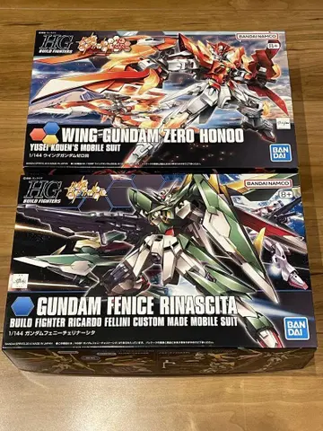 HGBF 건담 페니체 리나시타 HGBF 윙건담 제로 염 세트