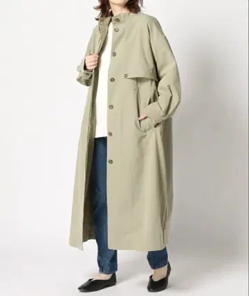 최종 가격 [ 미사용 새상품 ] 스탠드 카라 트렌치코트